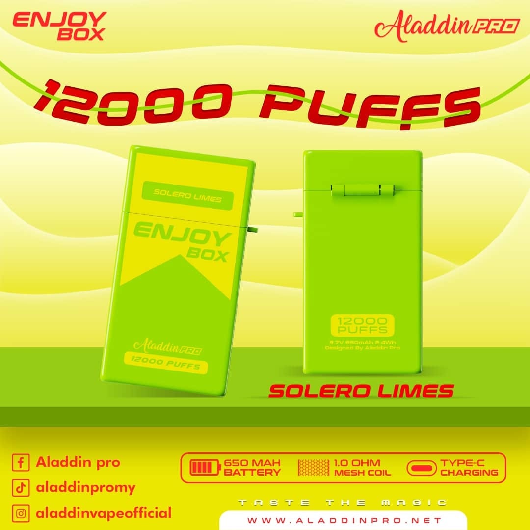 Aladdin Pro Box 12000-Solero Lime