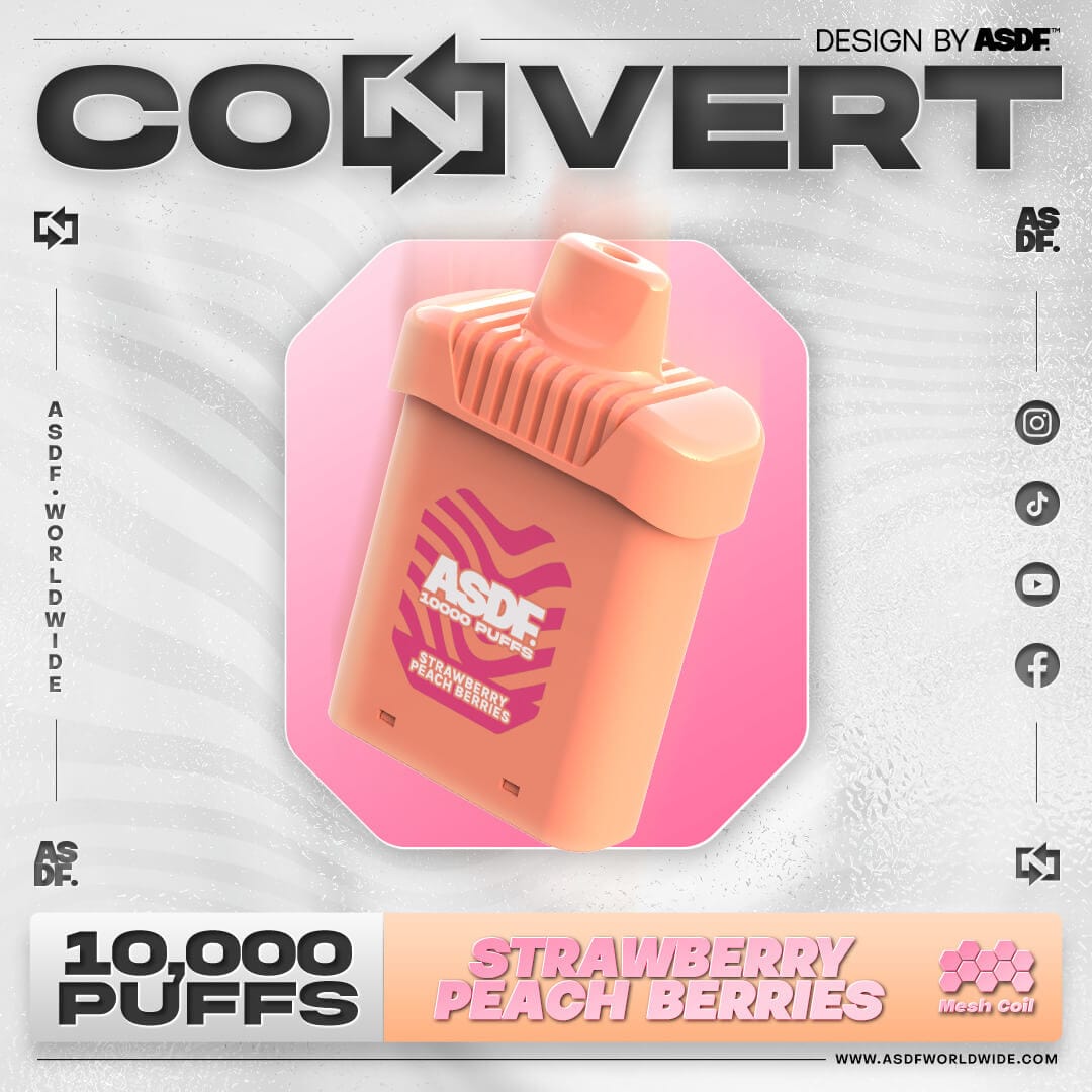 ASDF Convert 10000 Starter Kit-Strawberry Peach Berries