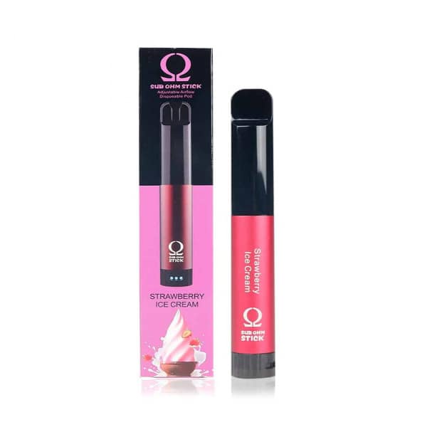 Sub-Ohm-Stick-1000-Strawberry-Ice-Cream-(SG VAPE COD)